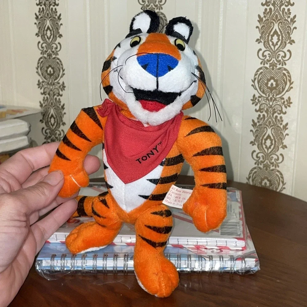 Vintage Set Kellog's Cereal Items | Hardcover Bound Notebooks & Tony Tiger Plush